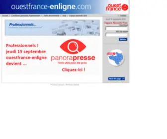 Ouestfrance-Enligne.com(Votre information personnalis) Screenshot