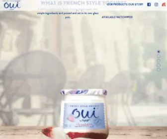 Ouibyyoplait.com(Experience Subtly Sweet French Style Yogurt) Screenshot