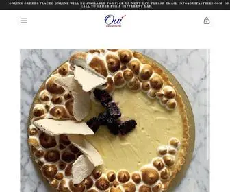 Ouipastries.com(Oui) Screenshot