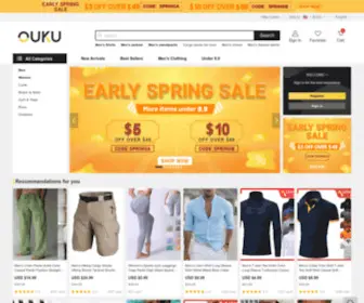 Ouku.com(Ouku-Global Online Shopping for Clothing, Sports & Outdoor) Screenshot