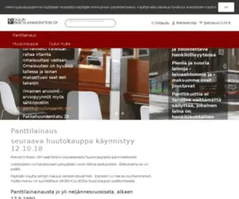 Oulunpantti.net(Oulun Panttilainakonttori Oy) Screenshot