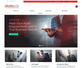 OumcPa.com(Accounting and Advisory Firm San Francisco) Screenshot