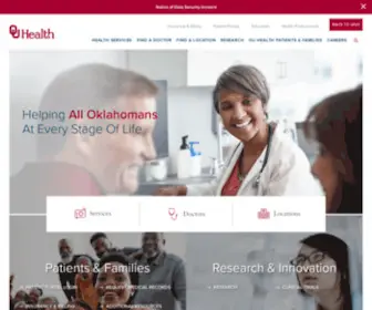 Oumedicine.com(OU Medicine) Screenshot