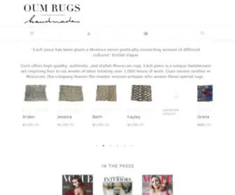 Oumrugs.com(Create an Ecommerce Website and Sell Online) Screenshot