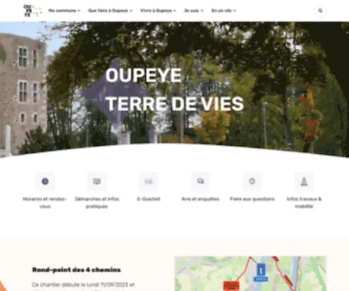 Oupeye.be(Commune d'Oupeye Oupeye) Screenshot