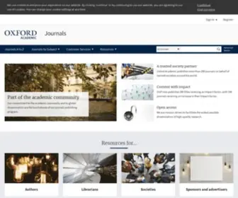 Oupjournals.org(Oxford Journals) Screenshot