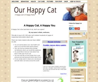 Our-Happy-Cat.com(Our Happy Cat) Screenshot