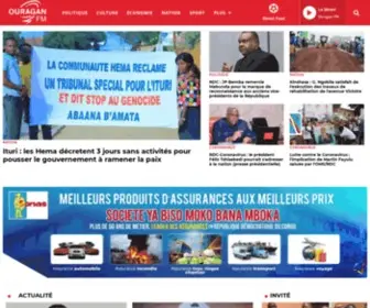 Ouraganfm.com(Actualité) Screenshot