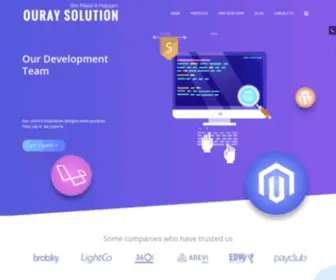 Ouraysolution.com(Web Development Company) Screenshot