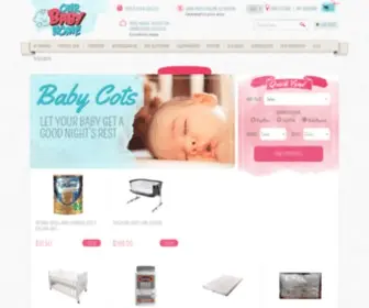 Ourbabyhome.com.au(Home page) Screenshot