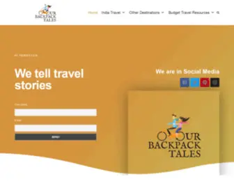 Ourbackpacktales.com(Our Backpack Tales) Screenshot