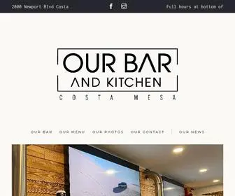 Ourbaroc.com(Our Bar and Kitchen) Screenshot