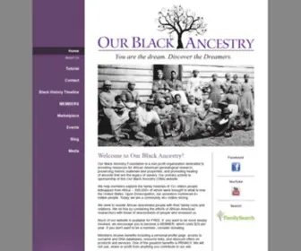 Ourblackancestry.com(Our Black Ancestry) Screenshot