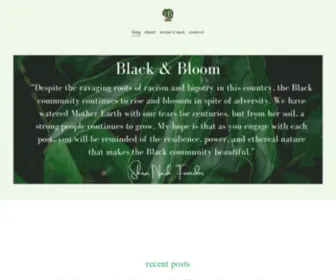 Ourblackandbloom.com(Black & Bloom) Screenshot