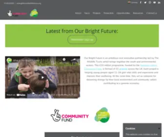 Ourbrightfuture.co.uk(Our environment is our future) Screenshot