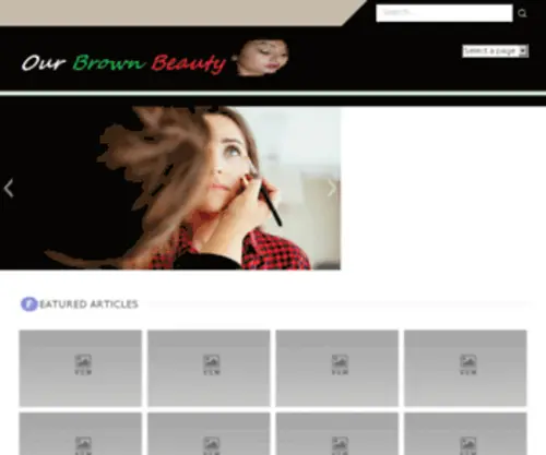 Ourbrownbeauty.com(Our Brown Beauty) Screenshot