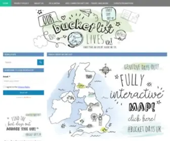 Ourbucketlistlives.co.uk(SSL handshake failed) Screenshot
