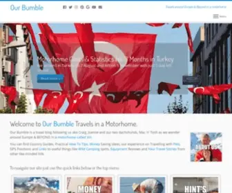 Ourbumble.com(Travels around Europe & Beyond in a motorhome) Screenshot