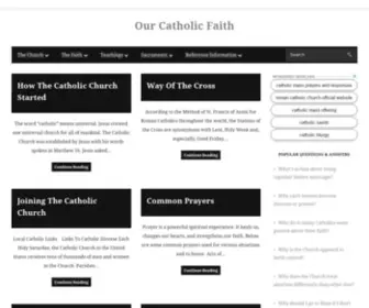 OurcatholicFaith.org(Our Catholic Faith) Screenshot