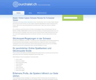 Ourchalet.ch(Online) Screenshot