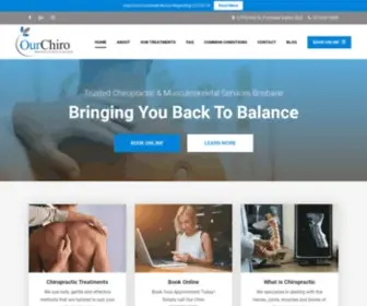 Ourchiro.com.au(OurChiro Brisbane) Screenshot