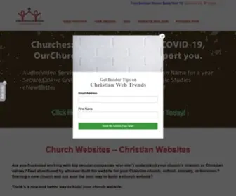 Ourchurch.com(Best Christian Church Websites) Screenshot