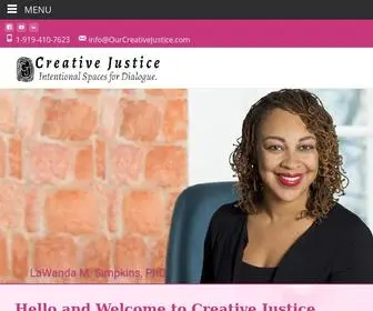 Ourcreativejustice.com(Creative Justice) Screenshot