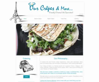 Ourcrepesandmore.com(Crêpes) Screenshot