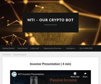 Ourcryptobot.info(Our Crypto Bot) Screenshot