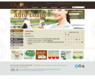 Ourcuonline.org(Our Credit Union) Screenshot