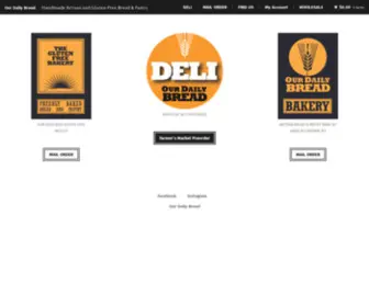 Ourdailybreadchatham.com(Our Daily Bread & The Gluten Free Bakery) Screenshot