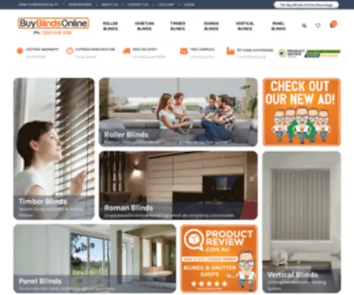 Ourdeal.com.au(Roller Blinds) Screenshot