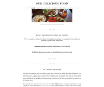 Ourdeliciousfood.com(Our Delicious Food) Screenshot