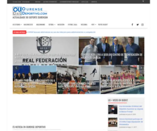 Ourensedeportivo.com(Ourense Deportivo) Screenshot
