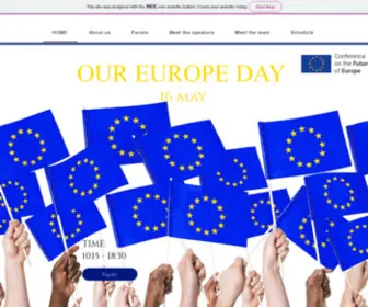 Oureuropeday.com(Our Europe Day) Screenshot