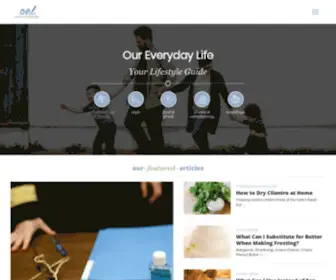 Oureverydaylife.com(Our Everyday Life) Screenshot