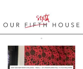 Ourfifthhouse.com(Where design and real life collide) Screenshot