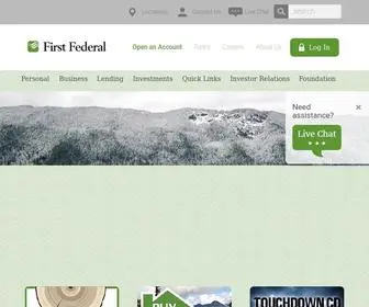 Ourfirstfed.com(First Fed) Screenshot