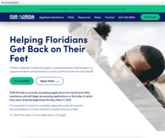 Ourflorida.com(Helping Florida Recover and Rebuild from the COVID) Screenshot