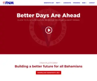 Ourfnm.org(Free National Movement) Screenshot