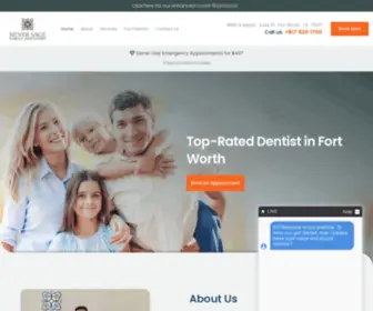 Ourfortworthdentist.com(Dentist in Fort Worth) Screenshot