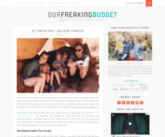 Ourfreakingbudget.com(A Budget & Personal Finance Blog) Screenshot