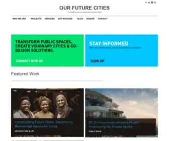 Ourfuturecities.co(Our Future Cities) Screenshot