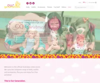 Ourgeneration.com.au(Our Generation Official Australian Store) Screenshot