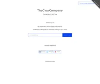 Ourglowcompany.com(TheGlowCompany) Screenshot