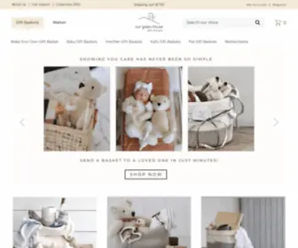 Ourgreenhouse.com(Baby Gift Basket) Screenshot