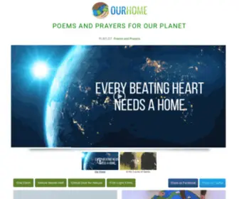 Ourhomeplanet.us(Poems and Prayers For Our Planet) Screenshot