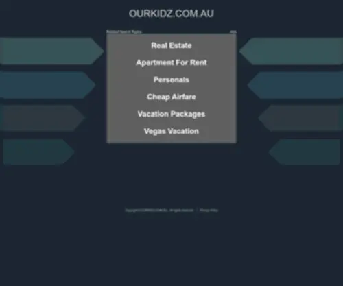 Ourkidz.com.au(OurKidz Australia) Screenshot