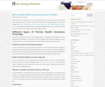 Ourkrazzykitchen.com(Krazzy Insurance Deals) Screenshot