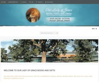 OurladyofgracebookStore.com(Our Lady of Grace Books and Gifts) Screenshot